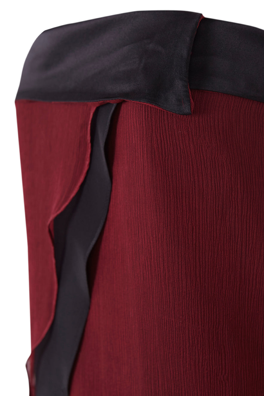 Top Ponzano | Black / Burgundy