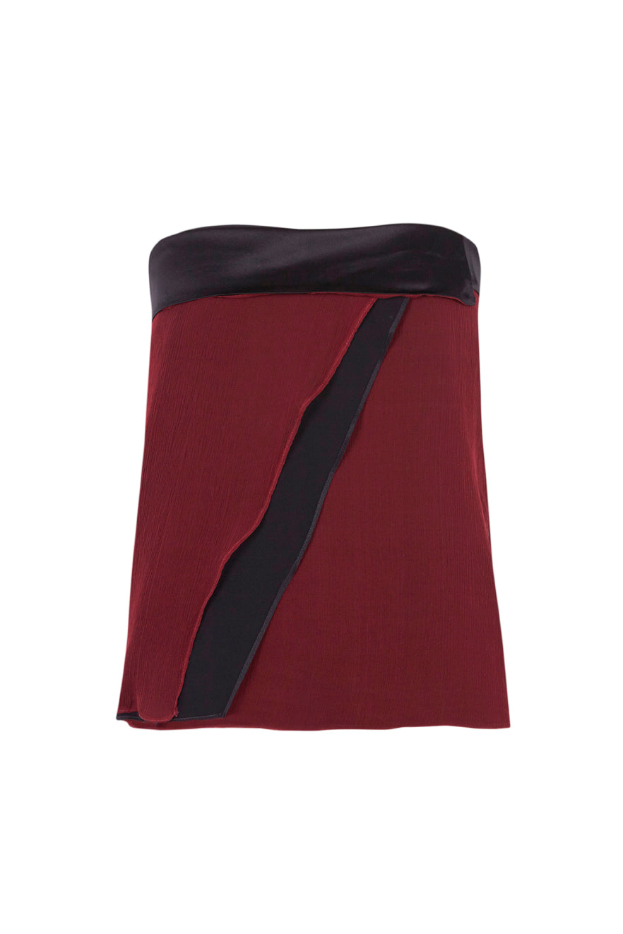 Top Ponzano | Black / Burgundy