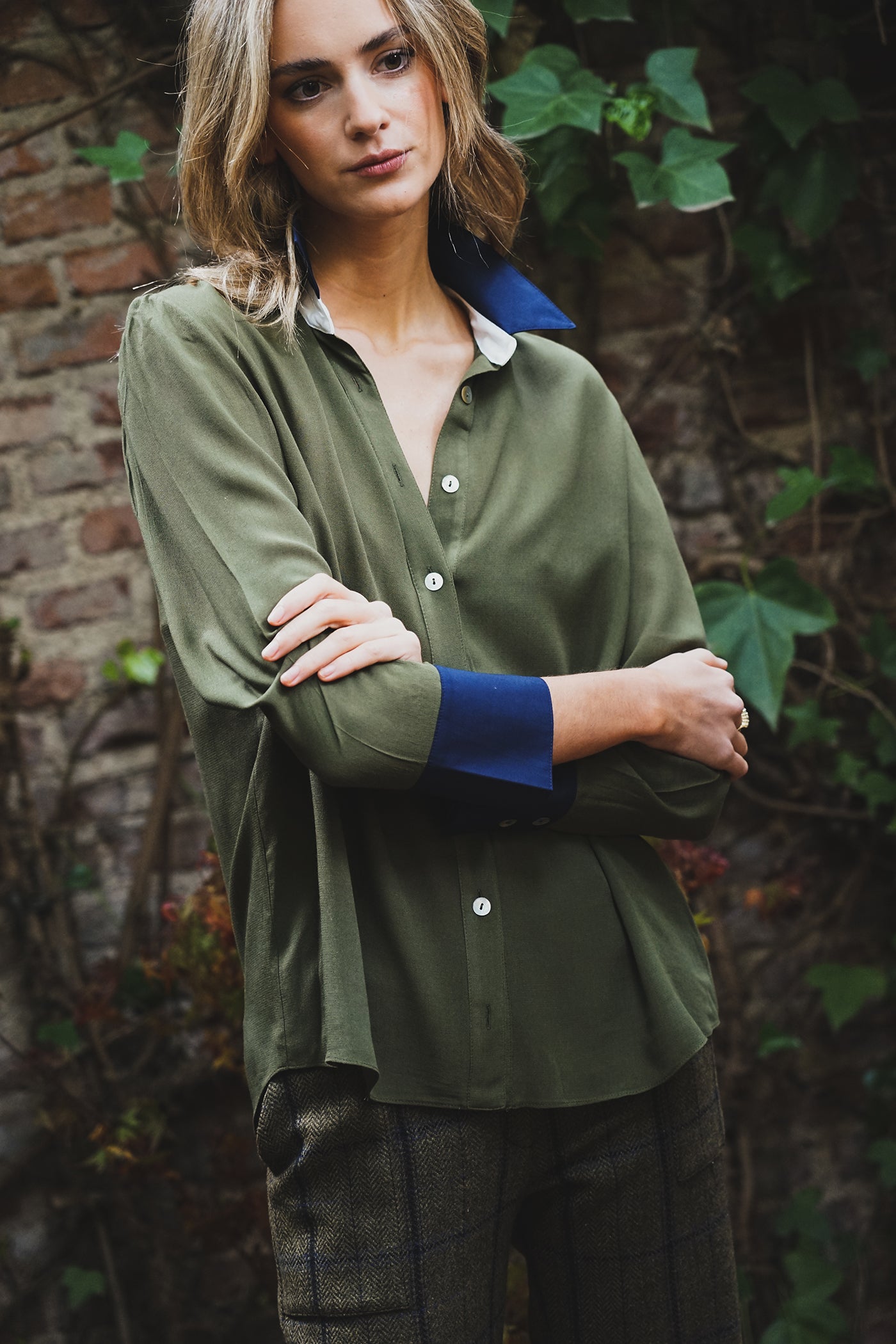Camisa Office I | Musgo & Marino