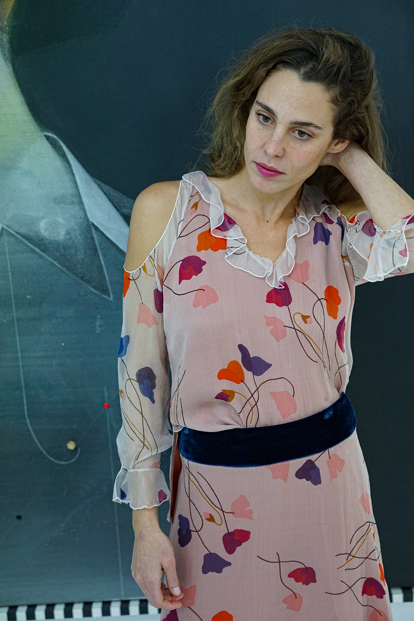 Falda Piccadilly | Estampado Pétalo