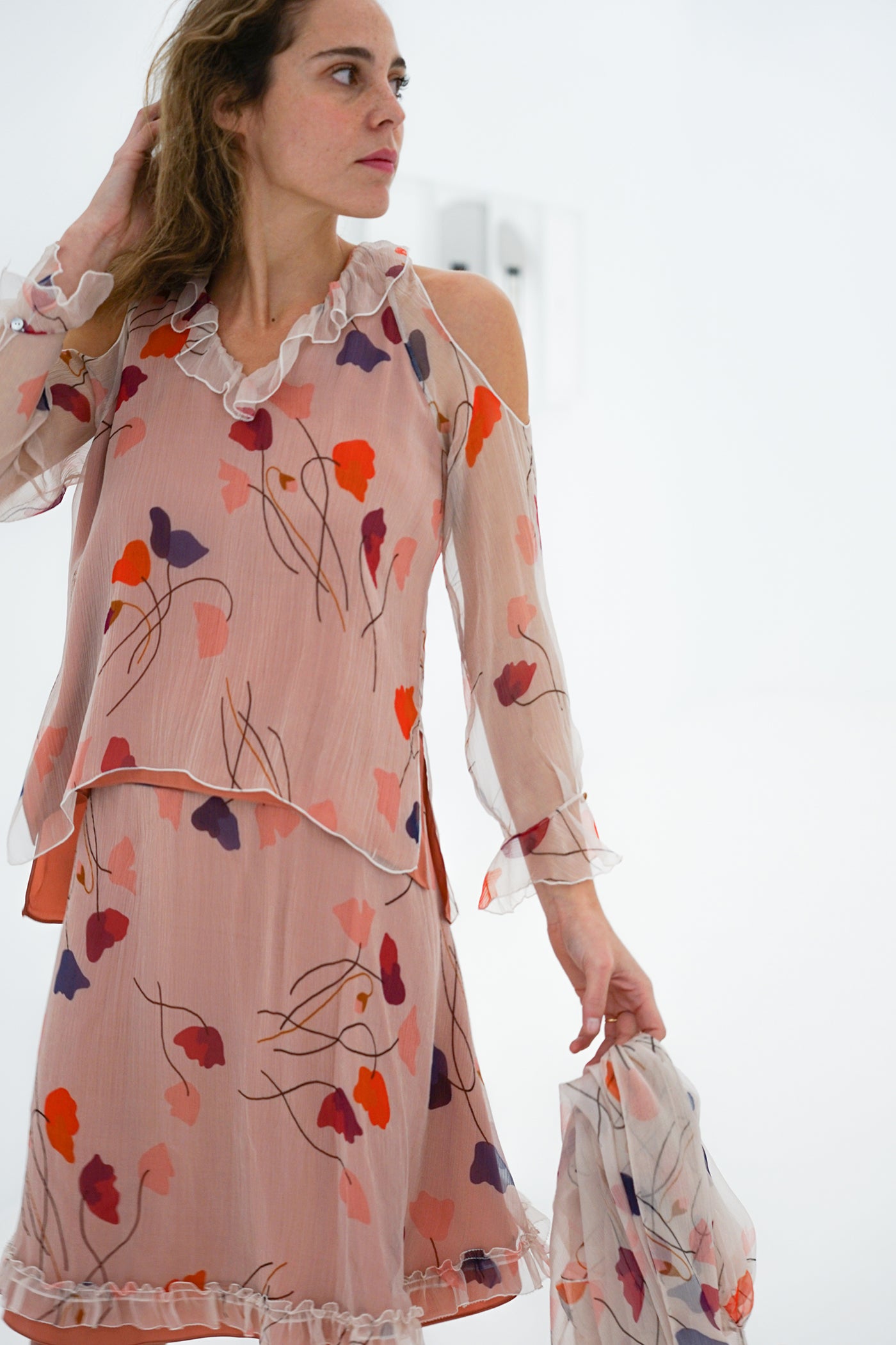 Falda Piccadilly | Estampado Pétalo