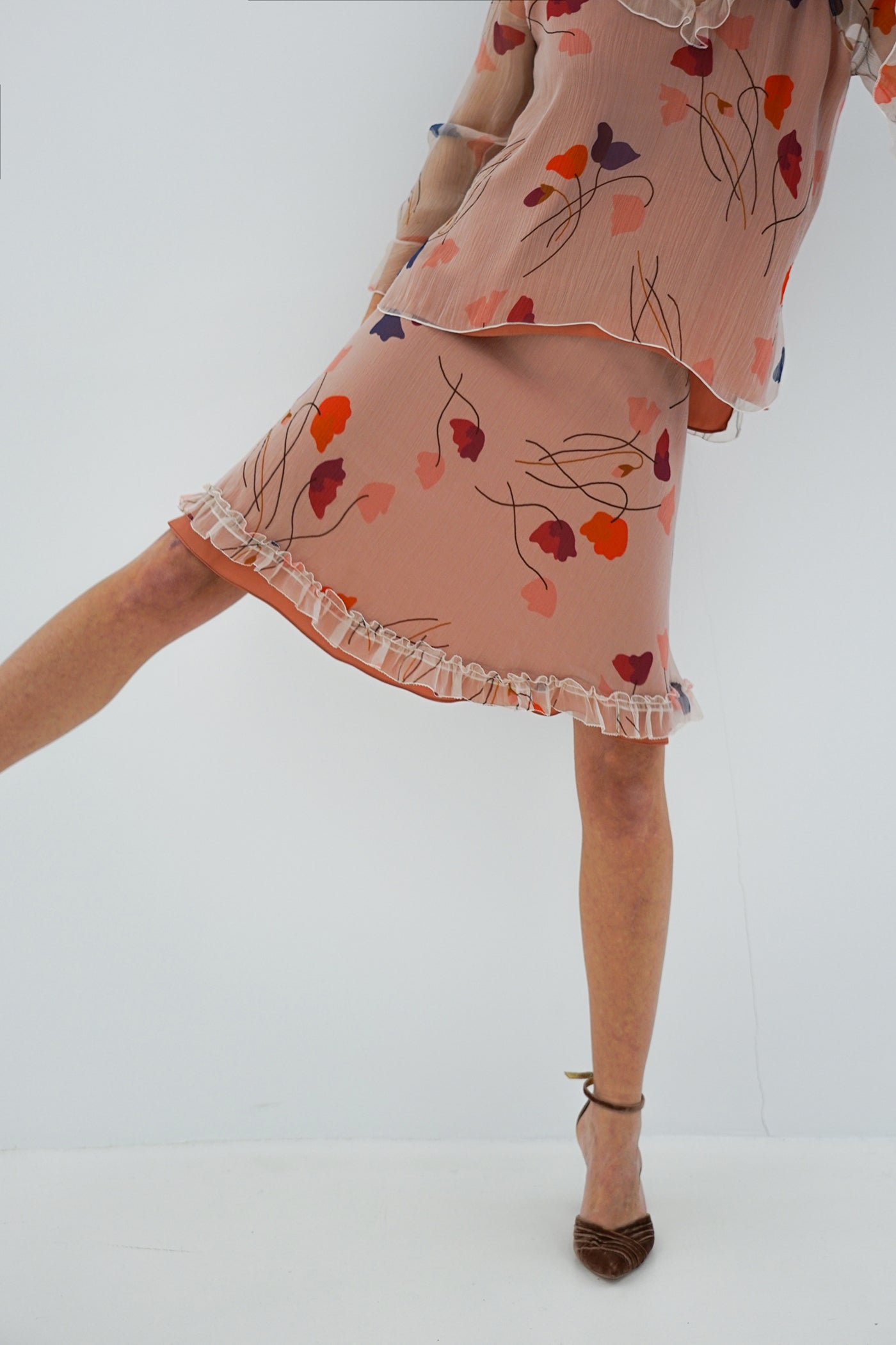 Falda Piccadilly | Estampado Pétalo