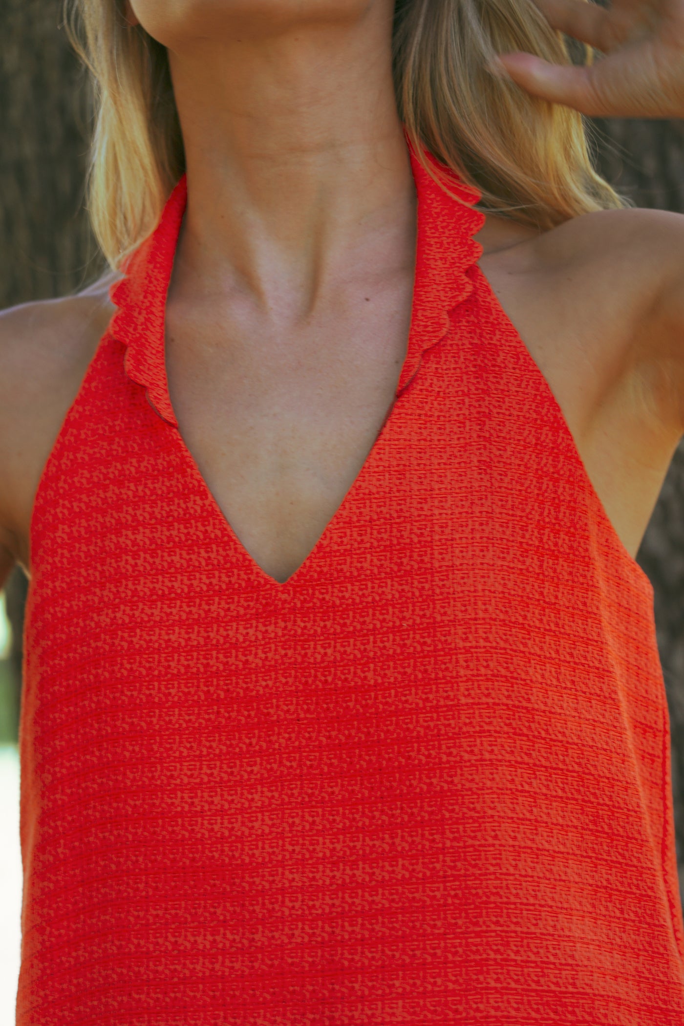 Top Blush | Naranja/Rojo