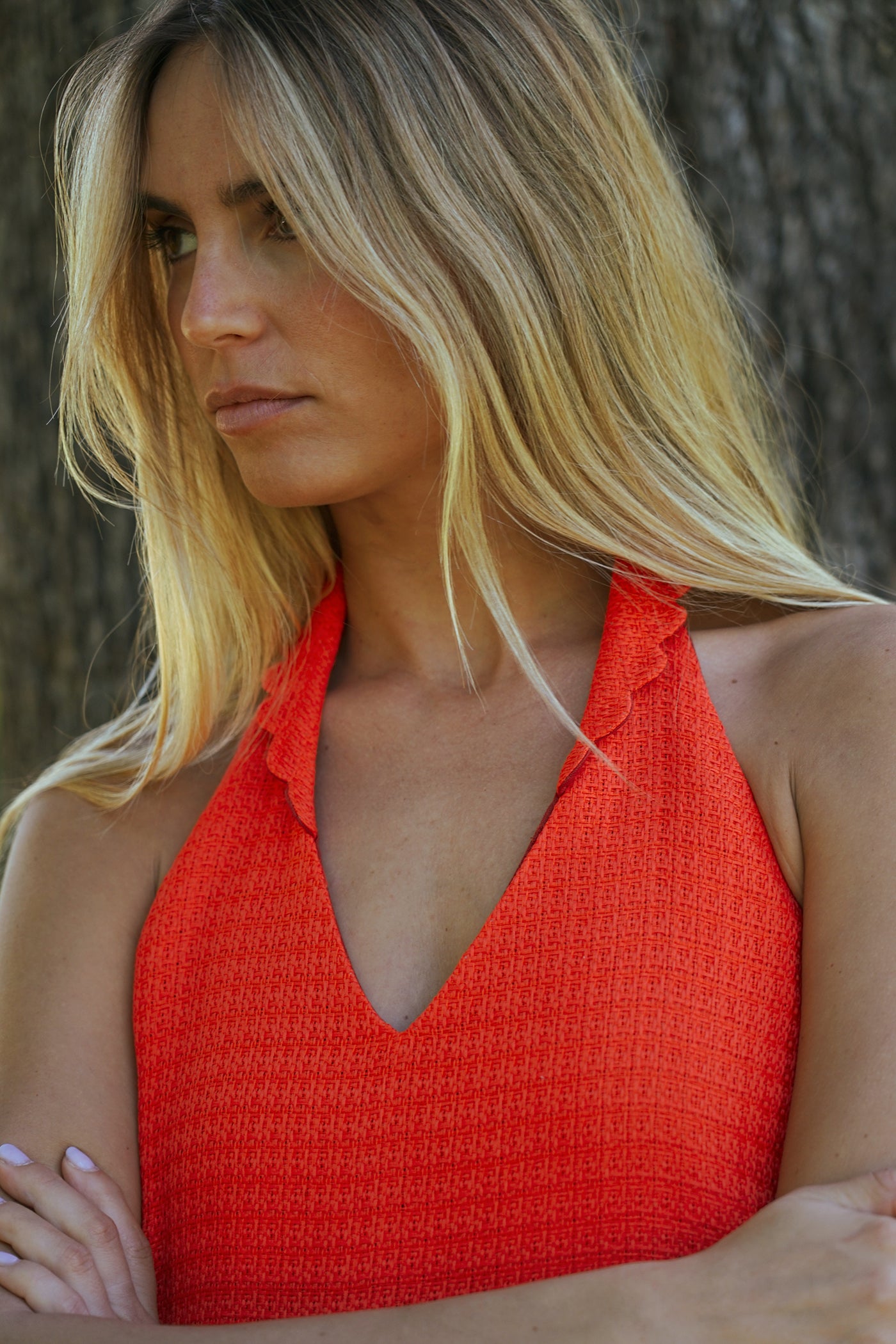 Top Blush | Naranja/Rojo