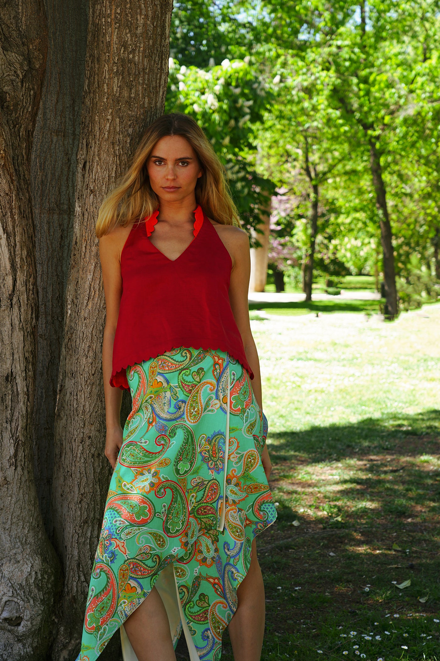Top Blush | Naranja/Rojo